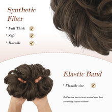 Load image into Gallery viewer, Large Full Messy Hair Bun Hair Pieces 1.94oz
