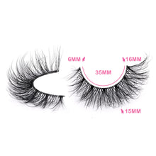 Load image into Gallery viewer, Mink Lashes DD Curl Russian Strip Lashes
