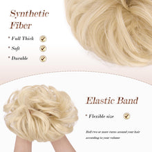Load image into Gallery viewer, Large Full Messy Hair Bun Hair Pieces 1.94oz
