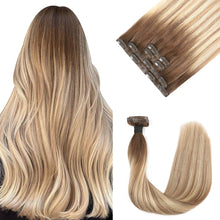 Load image into Gallery viewer, Silky Straight Clip in Remy Hair Extensions for Women
