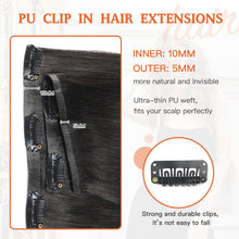 Load image into Gallery viewer, Silky Straight Clip in Remy Hair Extensions for Women
