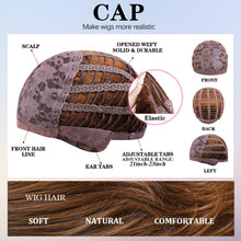 Load image into Gallery viewer, Ginger Synthetic Long Straight Wig with Bangs – Heat‑Resistant
