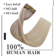 Load image into Gallery viewer, Balayage Clip in Human Hair Extensions Real Human Hair hair extension Wig Store
