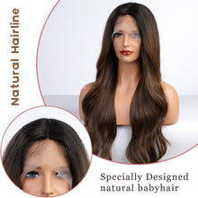 Load image into Gallery viewer, Brown Lace Front Wig Loose Wave Curly

