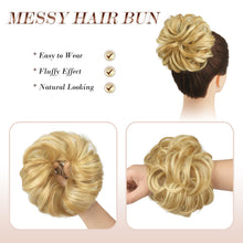 Load image into Gallery viewer, Large Full Messy Hair Bun Hair Pieces 1.94oz
