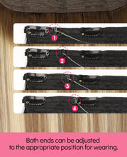 Load image into Gallery viewer, Youngsmile 14‑Inch Straight Human Hair Wire Halo Extension
