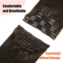 Load image into Gallery viewer, Silky Straight Clip in Remy Hair Extensions for Women
