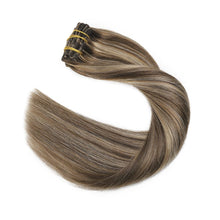 Load image into Gallery viewer, Silky Straight Clip in Remy Hair Extensions for Women
