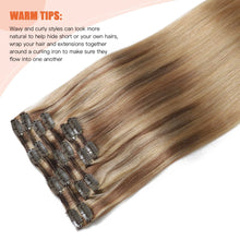 Load image into Gallery viewer, Silky Straight Clip in Remy Hair Extensions for Women
