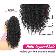 Load image into Gallery viewer, Long Kinky Curly Ponytail Extension for Women 18Inch
