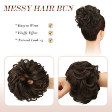 Load image into Gallery viewer, Large Full Messy Hair Bun Hair Pieces 1.94oz
