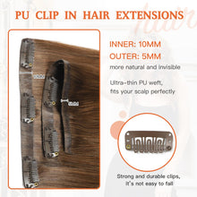 Load image into Gallery viewer, Silky Straight Clip in Remy Hair Extensions for Women
