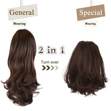 Load image into Gallery viewer, Synthetic Clip in Claw Hair Extension 13&quot; Ponytail Extension Long Curly Ponytail

