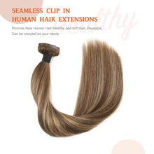 Load image into Gallery viewer, Silky Straight Clip in Remy Hair Extensions for Women

