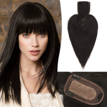 Load image into Gallery viewer, Human Hair Topper Crown Topper Hair Piece for Women 6X9 cm Base
