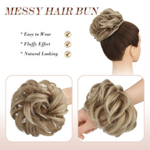 Load image into Gallery viewer, Large Full Messy Hair Bun Hair Pieces 1.94oz
