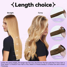 Load image into Gallery viewer, Remy Human Hair Clip-in Hair Extensions
