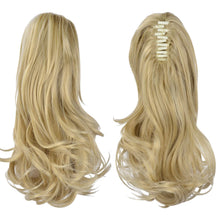 Load image into Gallery viewer, Synthetic Clip in Claw Hair Extension 13&quot; Ponytail Extension Long Curly Ponytail
