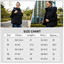 Load image into Gallery viewer, Women&#39;S Puffer Vest With Pockets &amp; Removable Hood
