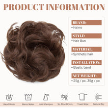 Load image into Gallery viewer, Synthetic Messy Bun Hair Piece for Women
