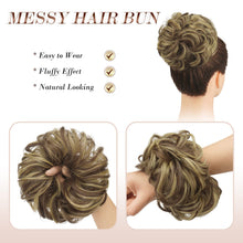 Load image into Gallery viewer, Large Full Messy Hair Bun Hair Pieces 1.94oz
