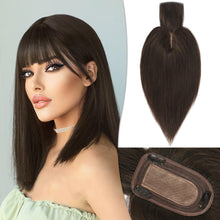 Load image into Gallery viewer, Human Hair Topper Crown Topper Hair Piece for Women 6X9 cm Base
