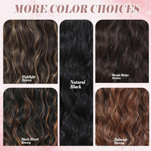 Load image into Gallery viewer, Balayage Brown 4x1 Pre-Cut Lace Front Synthetic Wig 30&quot;
