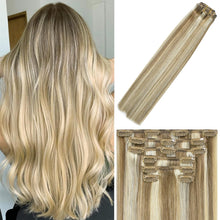 Load image into Gallery viewer, Remy Human Hair Clip-in Hair Extensions
