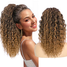 Load image into Gallery viewer, Long Kinky Curly Ponytail Extension for Women 18Inch
