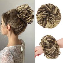 Load image into Gallery viewer, Large Full Messy Hair Bun Hair Pieces 1.94oz
