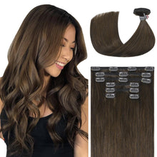 Load image into Gallery viewer, Remy Human Hair Clip-in Hair Extensions
