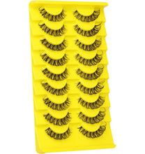 Load image into Gallery viewer, Mink Lashes DD Curl Russian Strip Lashes
