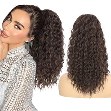 Load image into Gallery viewer, Long Kinky Curly Ponytail Extension for Women 18Inch
