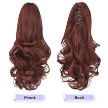 Load image into Gallery viewer, Straight Natural Looking ponytail extension, claw clip
