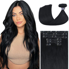 Load image into Gallery viewer, Remy Human Hair Clip-in Hair Extensions
