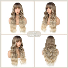 Load image into Gallery viewer, Heat Friendly Ash Blonde Wig with Full Fringe
