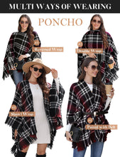 Load image into Gallery viewer, Open Front Poncho Cape Shawl Outwear
