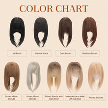 Load image into Gallery viewer, Benehair 14&quot; Dark Brown Synthetic Hair Topper for Thinning Hair
