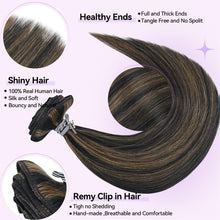 Load image into Gallery viewer, Remy Human Hair Clip-in Hair Extensions
