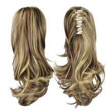 Load image into Gallery viewer, Synthetic Clip in Claw Hair Extension 13&quot; Ponytail Extension Long Curly Ponytail
