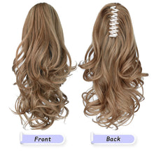 Load image into Gallery viewer, Straight Natural Looking ponytail extension, claw clip
