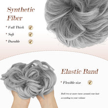 Load image into Gallery viewer, Large Full Messy Hair Bun Hair Pieces 1.94oz
