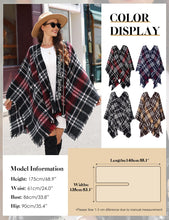 Load image into Gallery viewer, Open Front Poncho Cape Shawl Outwear
