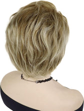 Load image into Gallery viewer, Short Natural Curly Blonde Highlight Wig
