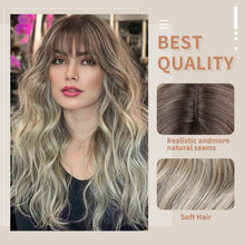 Load image into Gallery viewer, Heat Friendly Ash Blonde Wig with Full Fringe
