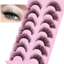 Load image into Gallery viewer, Mink Lashes DD Curl Russian Strip Lashes
