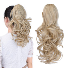 Load image into Gallery viewer, Straight Natural Looking ponytail extension, claw clip
