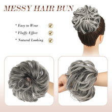 Load image into Gallery viewer, Large Full Messy Hair Bun Hair Pieces 1.94oz
