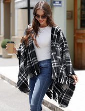 Load image into Gallery viewer, Open Front Poncho Cape Shawl Outwear
