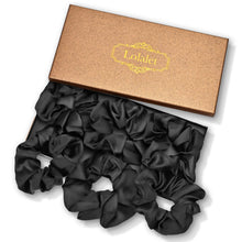 Load image into Gallery viewer, Silk Hair Ties Scrunchies Gift Set -6 Pack
